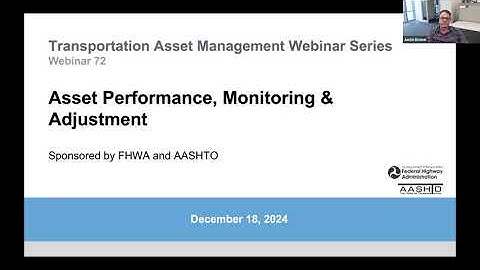 TAM Webinar 72: Asset Performance, Monitoring & Adjustment