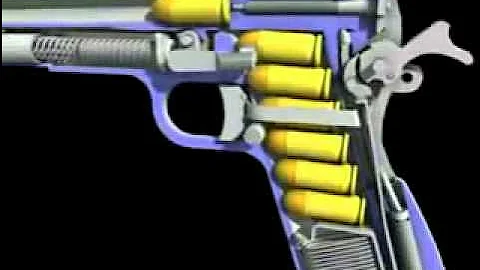 the BEST colt .45 1911 animation collection ( with labeled parts ).mov
