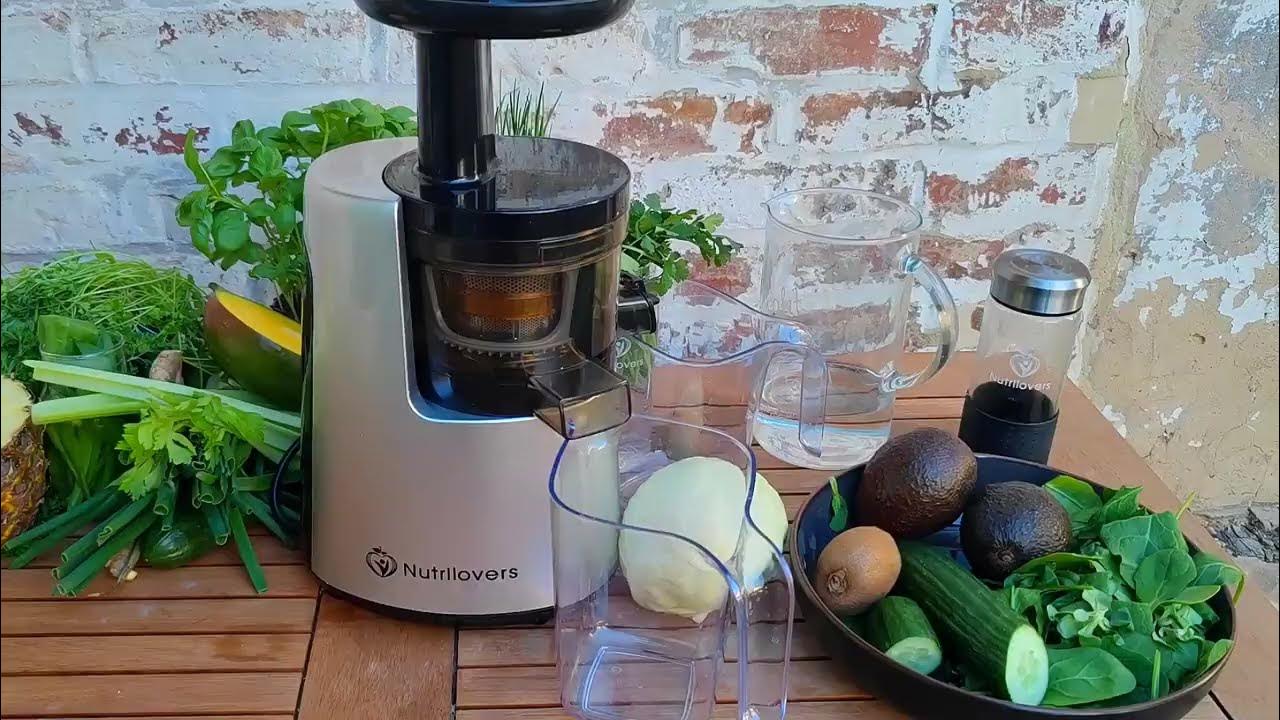 Nutrilovers NUTRIPRESS NO.1 Slow Juicer Green Juice Detox Grüner