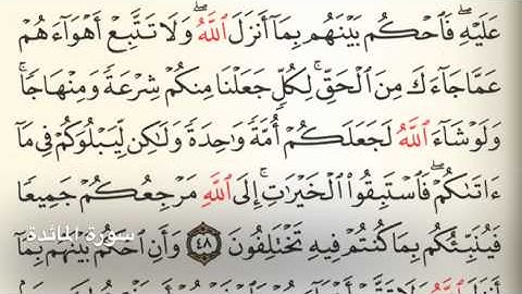 سورة المائدة - Holy Quran - Surah 5 - Page 116