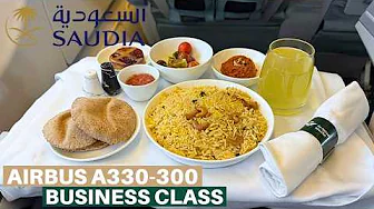 SAUDIA AIRBUS A330-300 (Business Class) | Tunis - Jeddah | Flight Review