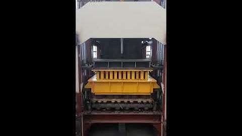 concrete hollow block making machine testing video for clients