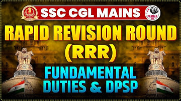 GK FOR SSC CGL MAINS | DPSP & FUNDAMENTAL DUTIES | RRR