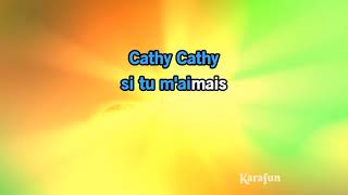 Video thumbnail of "Karaoké   Cathy   Alain Barrière"