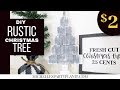 DIY Rustic Wood Christmas Tree - Dollar Tree DIY - Craft with Me DIY Rustic Wood Christmas Tree - Dollar Tree DIY - Craft with Me