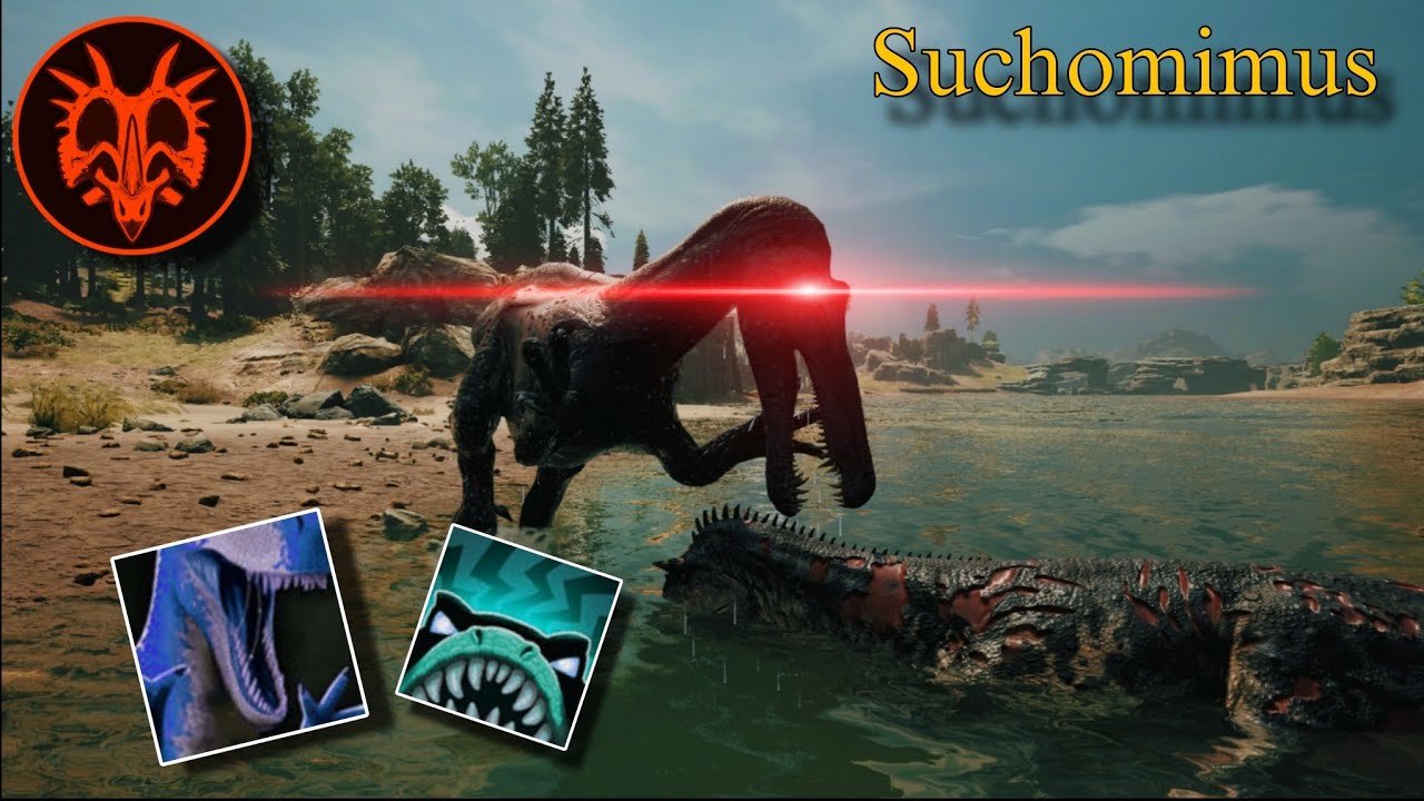 Path of Titans: |Suchomimus| Fight Compilation (Official Server)