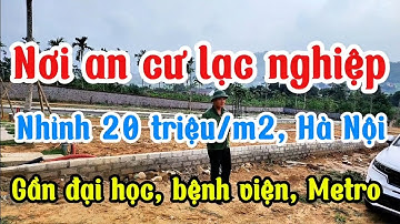 Bán đất nền giá rẻ | Nhỉnh 20 tr/m2| Đồng Chằm, Yên Xuân, Hòa Lạc| gần Đại học Quốc Gia, 2 bến Metro