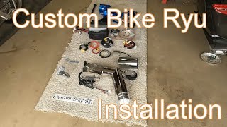 Custom Bike Ryu Landing Gear Installation Video Goldwing GL1800