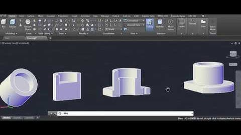 Using revolve command to make solid object in AutoCAD