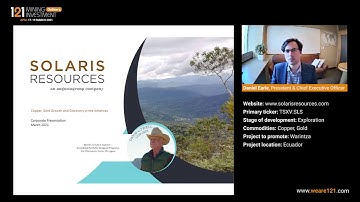Solaris Resources - 121 Mining Investment APAC Online March 2021
