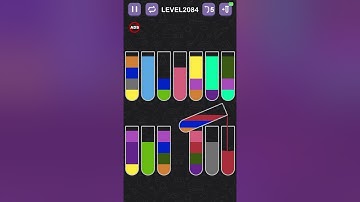 Water Sort puzzle level 2084
