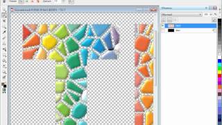 Текст из кусочков мозаики в Corel PHOTO-PAINT Текст из кусочков мозаики в Corel PHOTO-PAINT