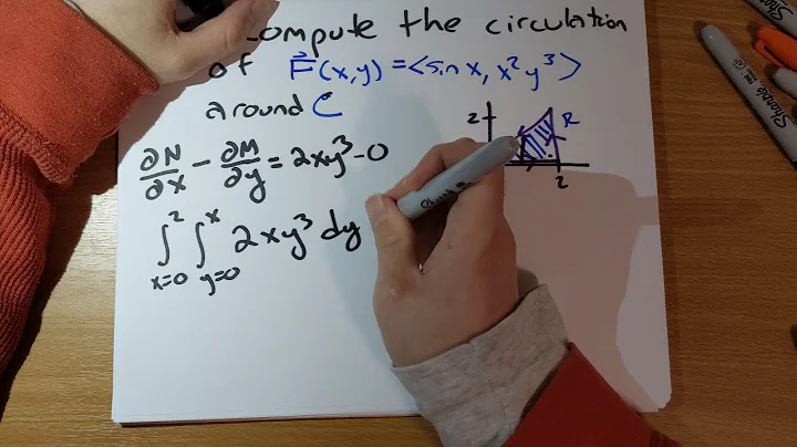 applying circulation-curl version of Green's theorem