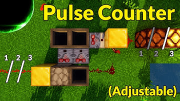Simple Pulse Counter (Java & Bedrock, 1.21.8 and Down) | Minecraft Redstone Engineering Tutorial