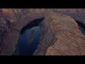 Horseshoe bend drone video