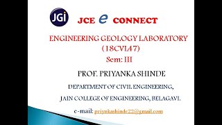 JCE CV 18CVL47  ENGG  GEOLOGY  LAB Dip and Stirke Problems Priyanka
