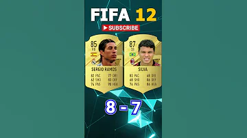 SERGIO RAMOS VS THIAGO SILVA FIFA COMPARISON #shorts #football #fifa10 #fifa23