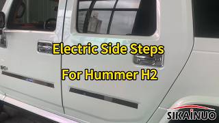 Electric Retractable Side Steps Automatic Power Running Boards Fit For Hummer H2 & H2 SUT