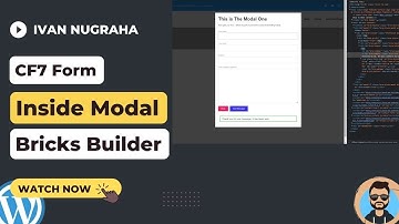 Bricks Builder: CF7 Form inside Modal