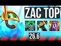 ZAC vs MORDEKAISER (TOP) | NA Master | 26.6