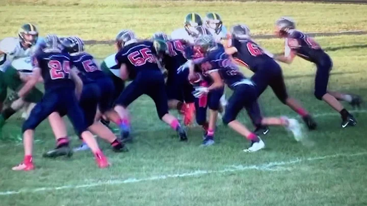 Luke Mullins 2019 8th Grade Football Highlights