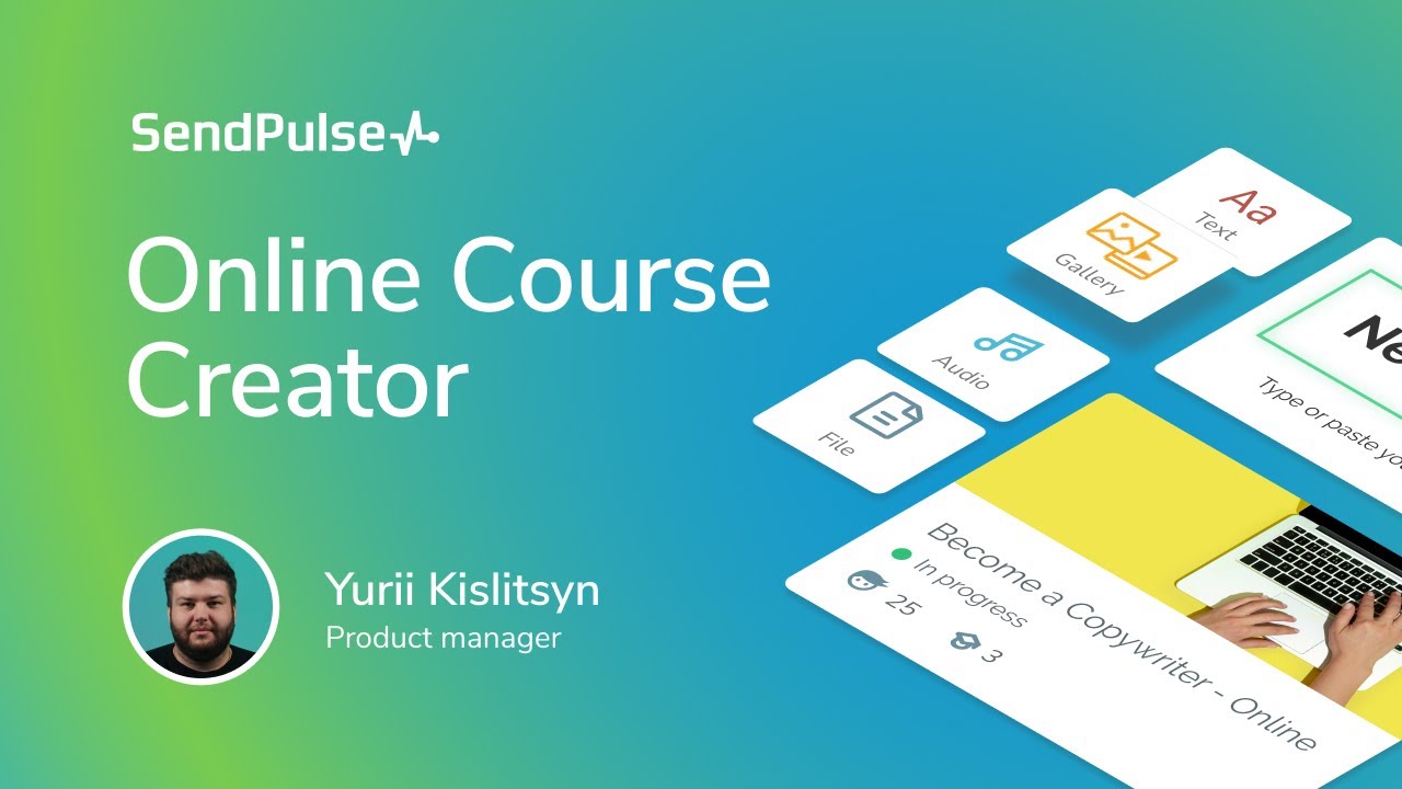 Online Course Creator from SendPulse | Create Online Training and Sell Your Course
