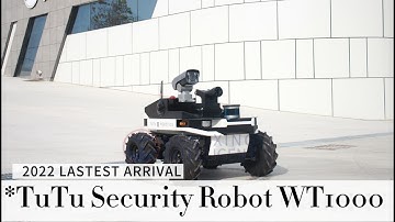 WT1000 Self charging auto navigation security patrol robot