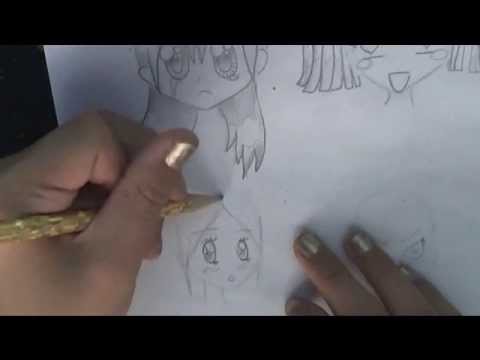 How to Draw Chibi Hairstyles for Girls pt.2 - YouTube