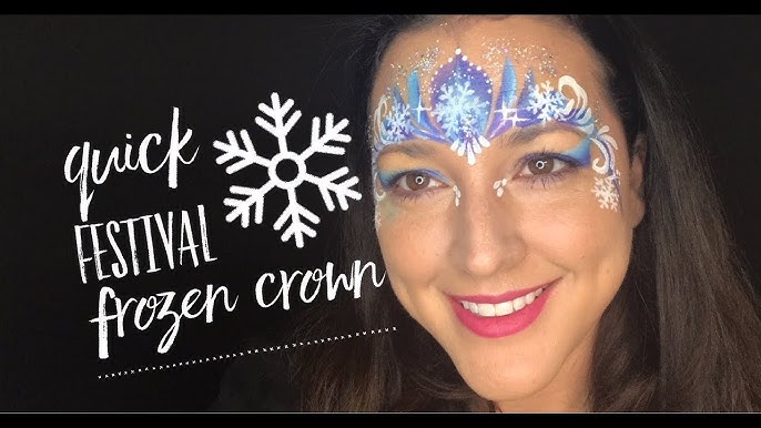 Incredible Arctic Ice Princess Face Paint Tutorial - IFPS