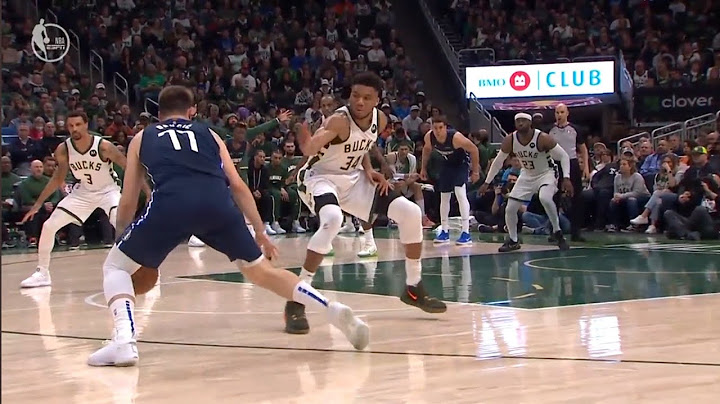 Luka Doncic wins 1-on-1 with Giannis Antetokounmpo!!