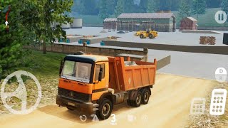 Dumping Filtered Sand To Construction Site | Heavy Machines & Mining Simulator Android Gameplay HD screenshot 1