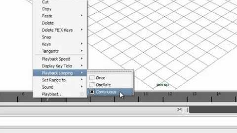 Maya Course I Ch 05 V 05 Animation Playback Controls