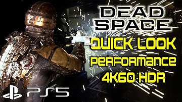 Dead Space Remake 60FPS PRE-PATCH PS5 4K HDR