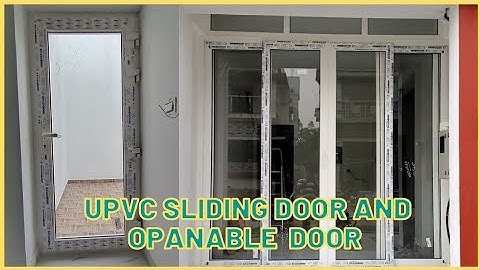 UPVC Sliding Door 3 Track 4 Panel With Ss Mosquito Net