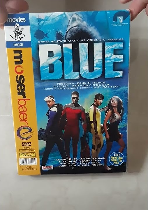 #Blue Movie DVD / Sanjay dutt - Akshay kumar - Zahid khan