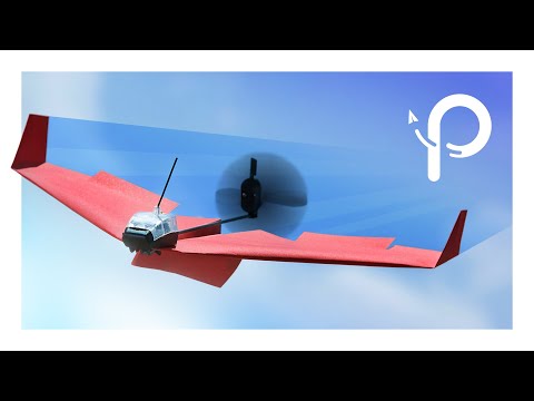 Smartphone Controlled Paper Airplane in Flight | PowerUp 3.0