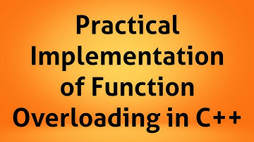Practical Implementation of Function Overloading in C++ | C++ Tutorial | C++ Programming