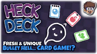 UNIQUE BULLET HELL... CARD GAME!? | Let's Try: Heck Deck | Gameplay