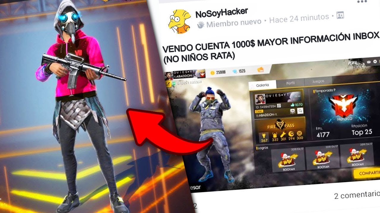 CUENTAS GRATIS DE FREE FIRE