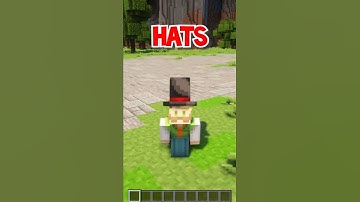 Add Custom Hat to Minecraft fast #shorts