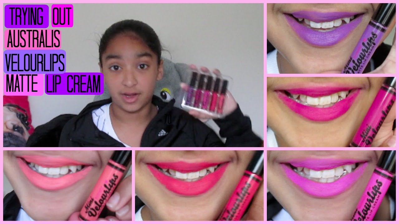 Testing Australis Velourlips matte lip cream!!!