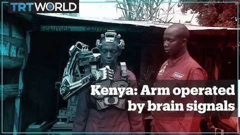 Kenyan inventors create prosthetic arm operated by brain signals