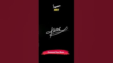 Kartik Name Signature Style | Kartik Unique Signature | K letter Style #signature #art #artist