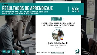 Resultados de aprendizaje y coherencia institucional - Prof. Jesús Gabalán Coello