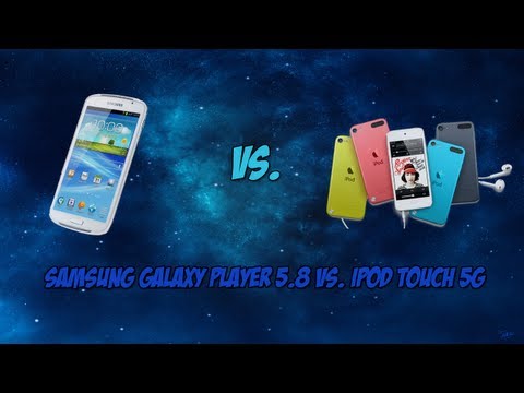 Vidéo: Différence Entre Samsung Galaxy Player 5 Et Apple IPod Touch