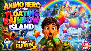 ANIMO HERO and the Floating Rainbow Island 🌈 | Full Adventure Cartoon for Kids