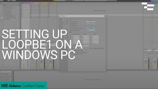 Setting up LoopBe1-Virtual MIDI Driver- on a Windows Computer