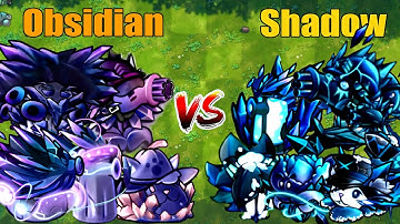 PVZ 1 Fusion 3.1 Challenge!! Team Obsidian VS Team Shadow VS 300 Obsidian Gargantuar - Who Will Win?