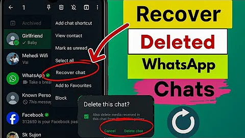 How to Recover Deleted WhatsApp Chat without Backup 2025