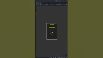 ‎Page loading Animation using HTML and CSS #cssprojects #viralshorts #short